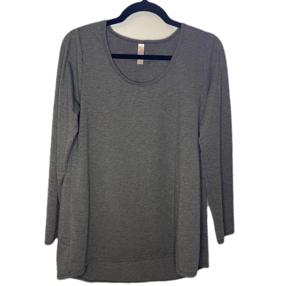 LuLaRoe Large Dark Gray Lynnae